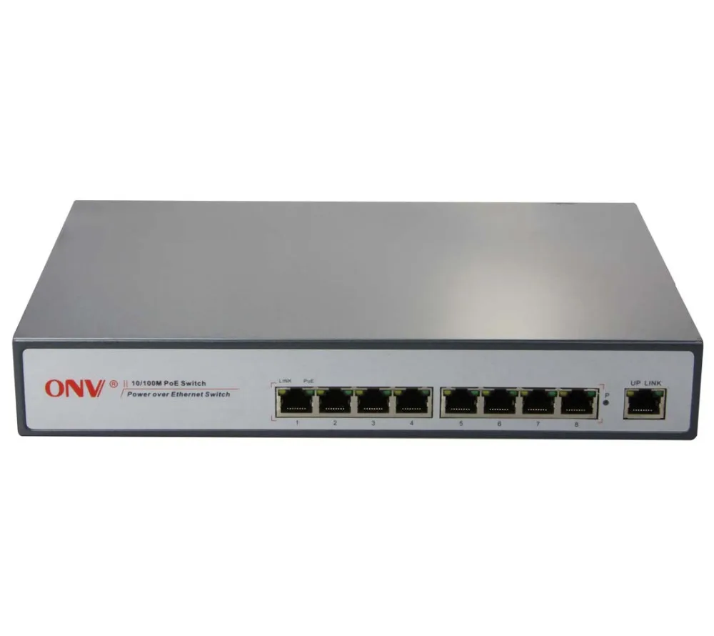 

8 Port AT PoE Ports and One Ethernet Uplink 9 Port Switch IEEE802.3at(30W)