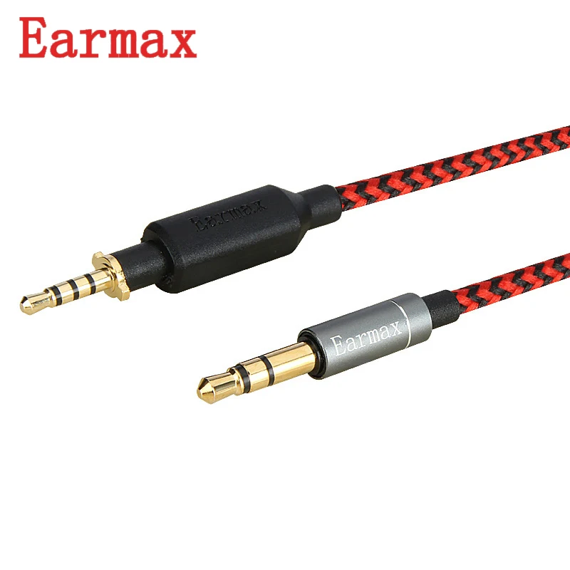 Кабель для обновления наушников Earmax 3,5 мм до 2,5 мм провод для гарнитуры 6N бескислородная медь сменный для JBL J55/J55A/J88/J88A 1,2 м