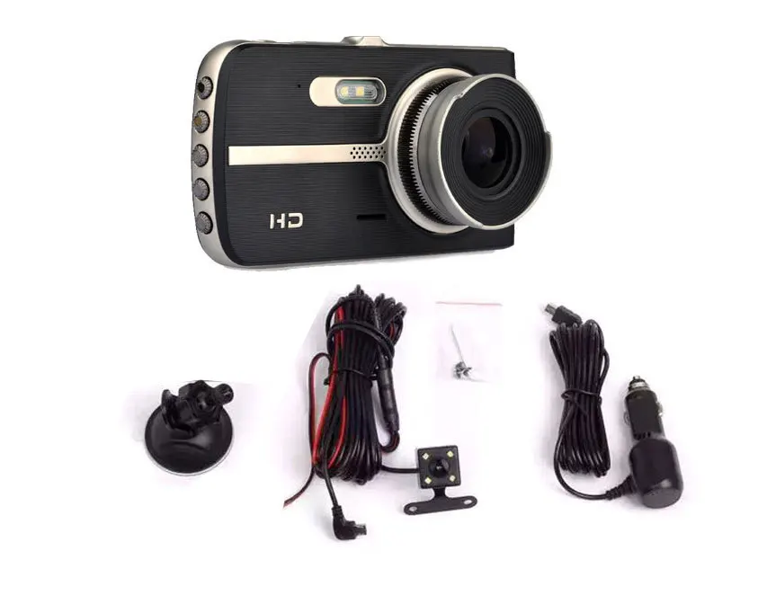 PARASOLANT 4-х дюймовый HD 1080P Видеорегистраторы для автомобилей авто видео Камера вождения Регистраторы Ночное видение Широкий формат Black Box Dash Cam Видеорегистраторы для автомобилей