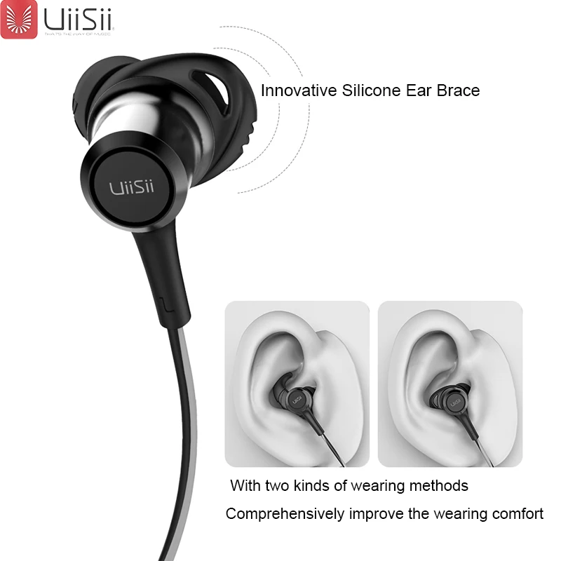 Беспроводная Bluetooth гарнитура UiiSii BT260 спортивные наушники вкладыши для бега