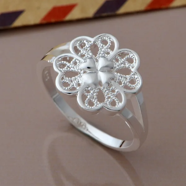Оптовая продажа высокое качество посеребренные модные ювелирные изделия кольца