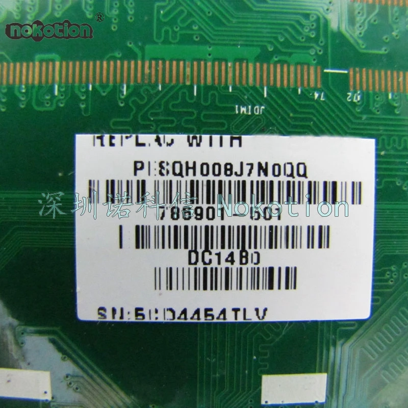 Материнская плата NOKOTION DAU88MMB6A0 786901 501 001 для ноутбука HP 15 F SR1YW N3540 DDR3 материнская