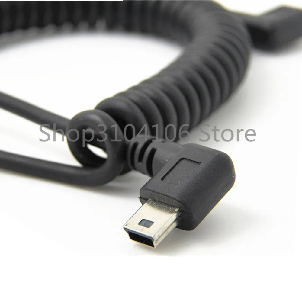 100 см 1 м 3 фута прямоугольный 90 градусов USB 2 0 мини штекер A Тип эластичный Дата