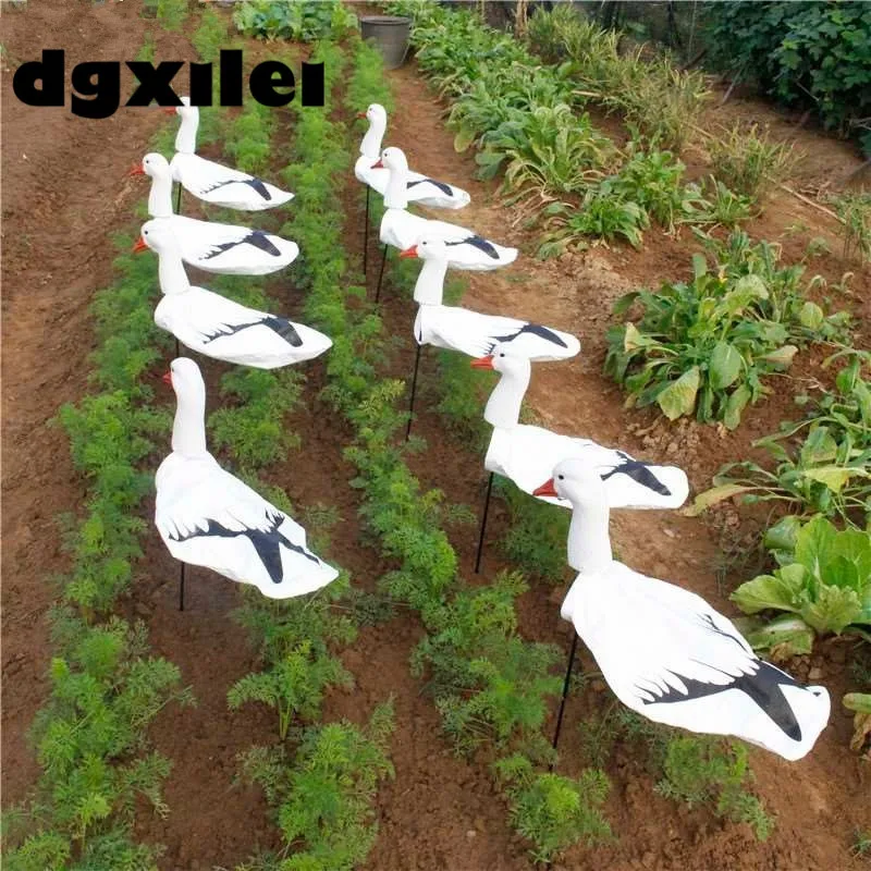 

Outdoor Hunting Tyvek Screen Printing Windsock Eva Plastic Snow Goose Wind Socks Plastic Goose Decoy From Xilei