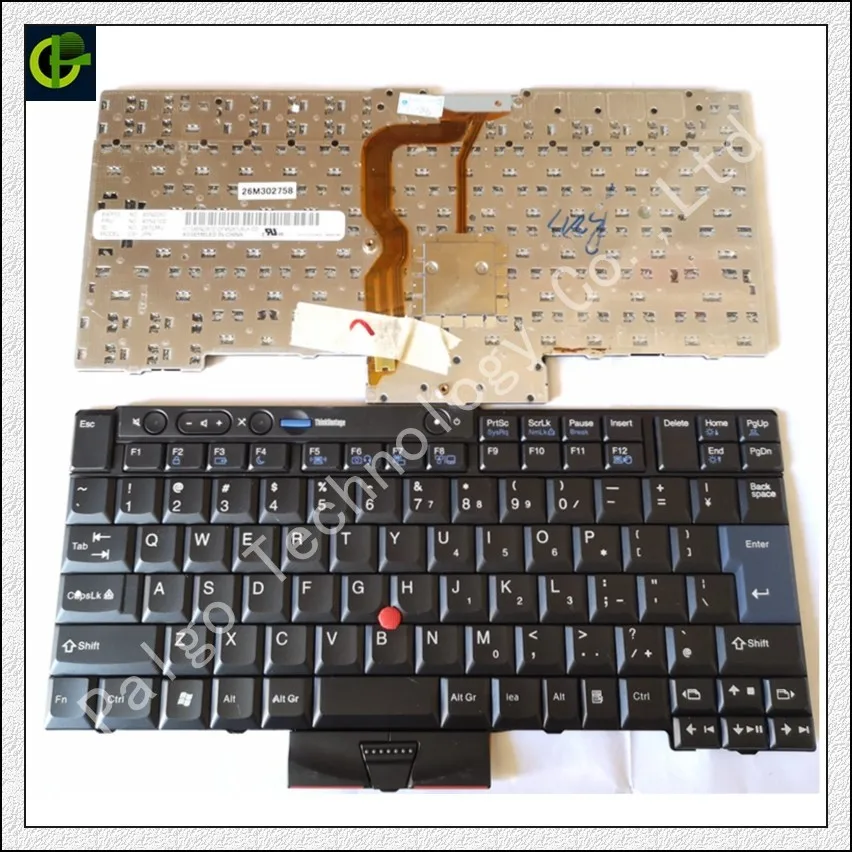 Новая английская клавиатура для LENOVO Thinkpad T410 T420 X220 T510 T510i T520 T520i W510 W520 T400S T410I T420I X220i