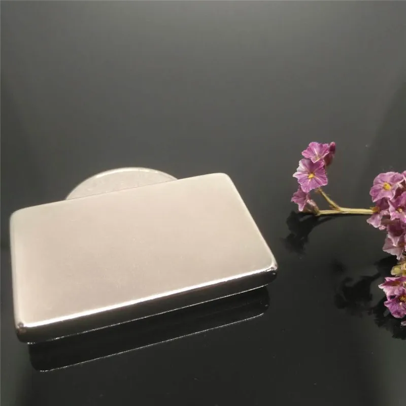 Zion 5pcs 40x25x5mm strong magnets super block permanent N35 NdFeB cuboid magnetic rare earth neodymium 40mmx25mmx5mm | Обустройство