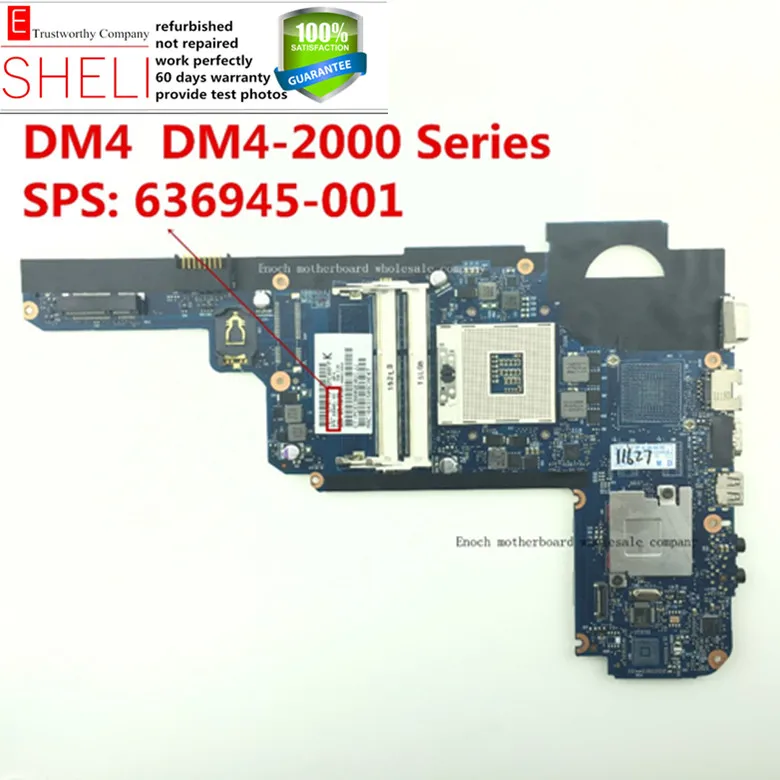 SPS: 636945 001 для HP DM4 2000 серии Материнская плата 6050A2402401MB A02 класс A MOUGOL
