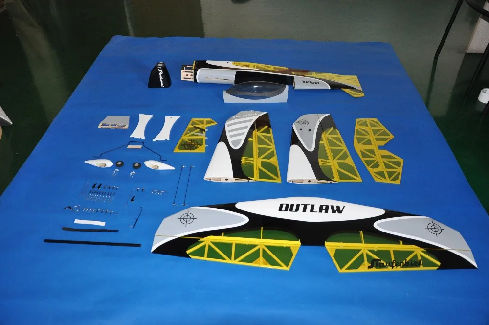 OUTLAW RC биплан 1,2 м PNP версия Электрический Самолет Легкий деревянный самолет с фиксированным крылом RC самолет 3D модель самолета