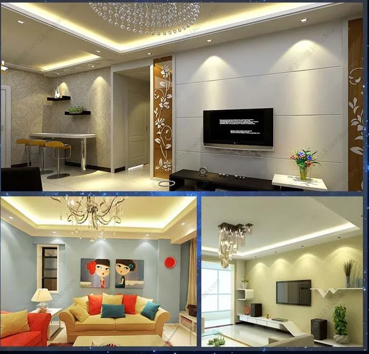 Встраиваемый потолочный светодиодный светильник 3 Вт точечные светильники