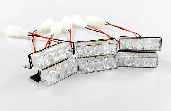20 шт./лот 18 LED Янтарный Автомобиль Грузовик Лодка вспышка стробоскоп аварийный