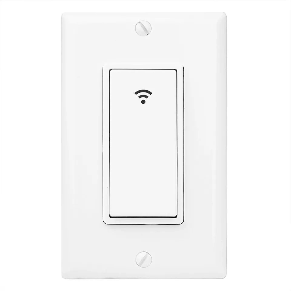 Умный настенный светильник с Wi-Fi, мобильное приложение, пульт дистанционного управления, не требуется концентратор, работает с Amazon Alexa Google Home IFTTT Smart home - Цвет: Smart Light Switch