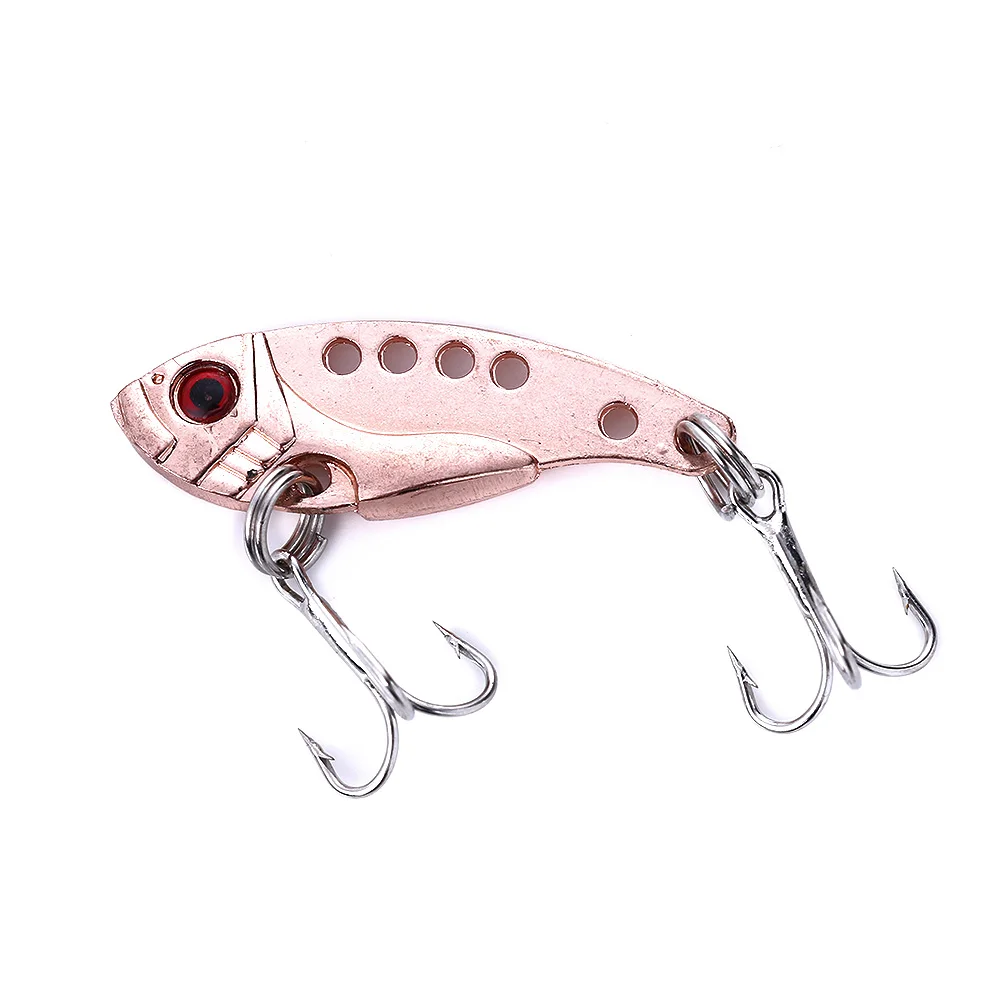 100pcs 3.5cm 3.2g 10#hooks hard metal vibe fishing lures wobbler bass carp trout pesch baits pesca tackles | Спорт и развлечения