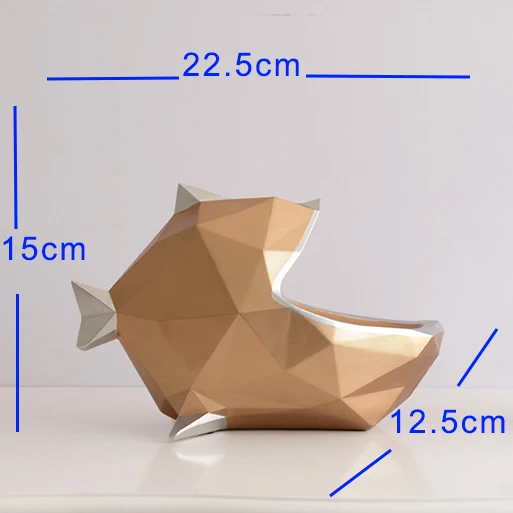 Аксессуары для украшения дома, 3D статуя, коробка для хранения, статуэтка, домашний декор, стол, скульптура, украшение для свадебной вечеринки - Цвет: 4