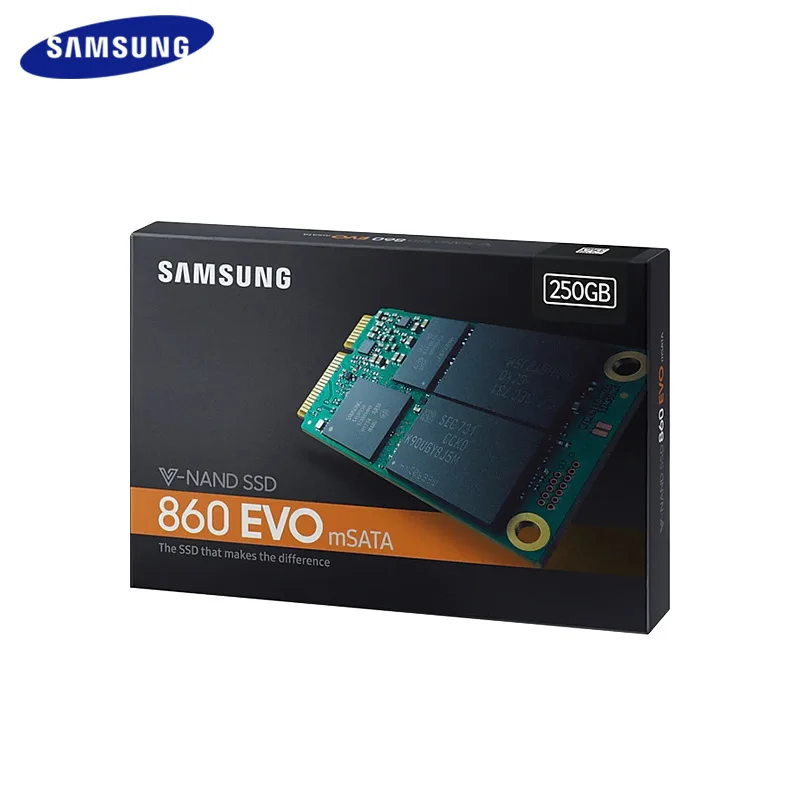 Samsung внутренний SSD 860 EVO mSATA 250 ГБ 500 1 ТБ твердотельный накопитель Жесткий Высокое