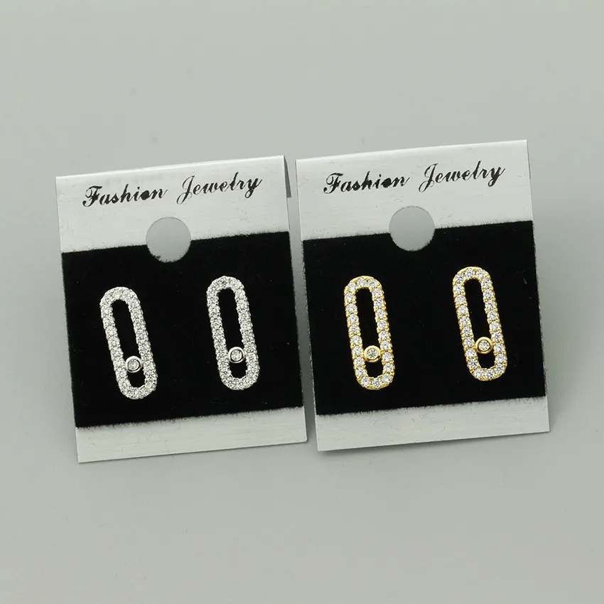 Женские длинные серьги-гвоздики в горошек простые геометрические серьги с