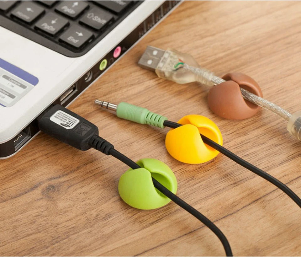 SZKOSTON кабель протектор Winder провода Организатор Клип держатель наушников USB кабель мышь управление для iPhone HDMI зарядное устройство протектор