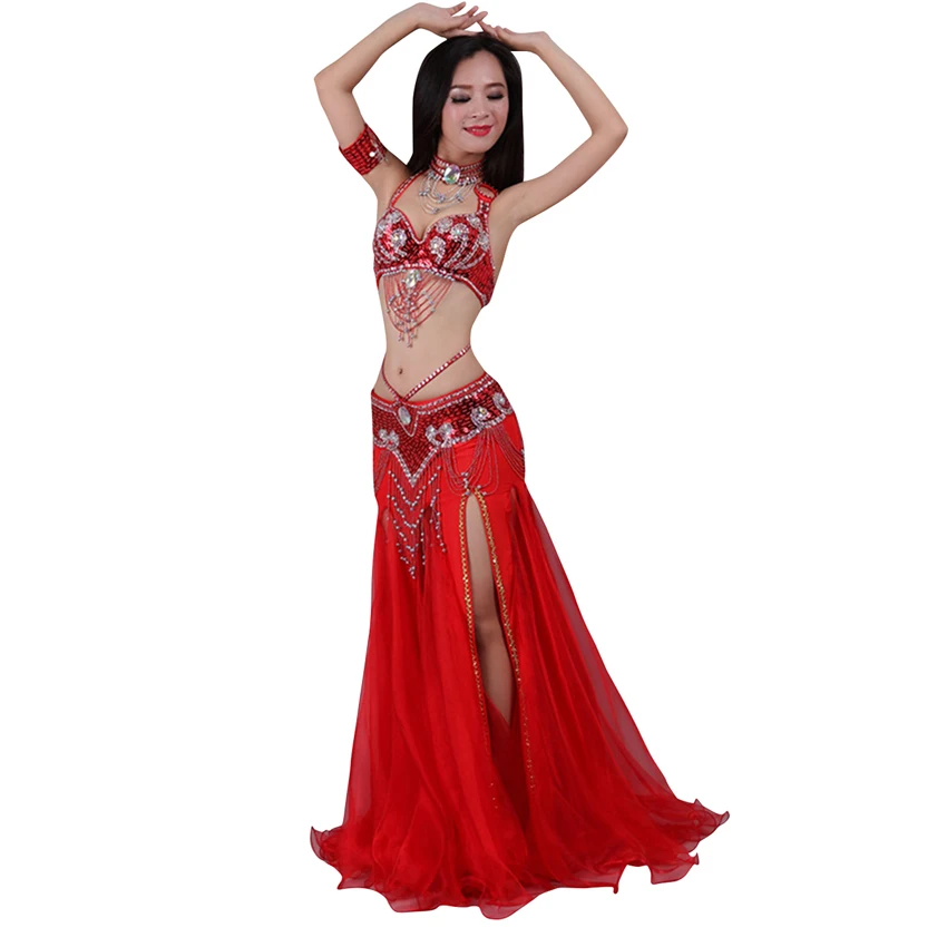 Одежда для танца живота профессиональный женский бюстгальтер с поясом юбка |