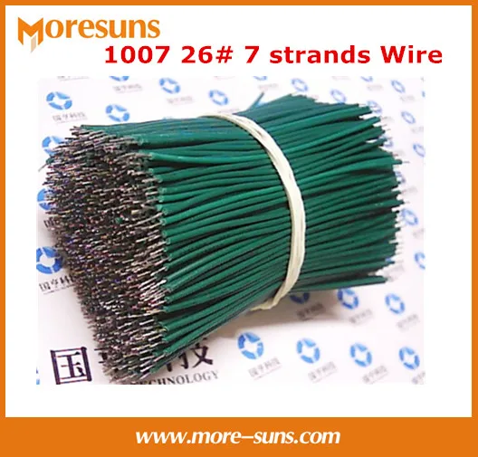 Free shipping 100pcs/lot 100MM electronic wire harness Tin plated copper 1007 26# 7 strand Pink Wiring Harness | Электроника