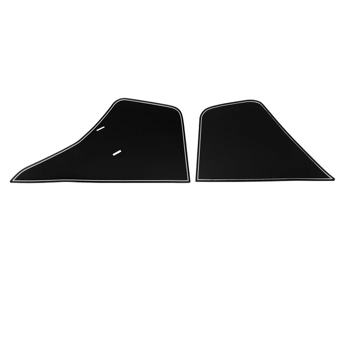 2pcs trunk WHITE Противоскользящие коврики в двери подстаканники бардачок подлокотник ниши салона и багажник для Toyota Prius ZVW30 2010 2011 2012 2013 - Название цвета: 2pcs trunk WHITE