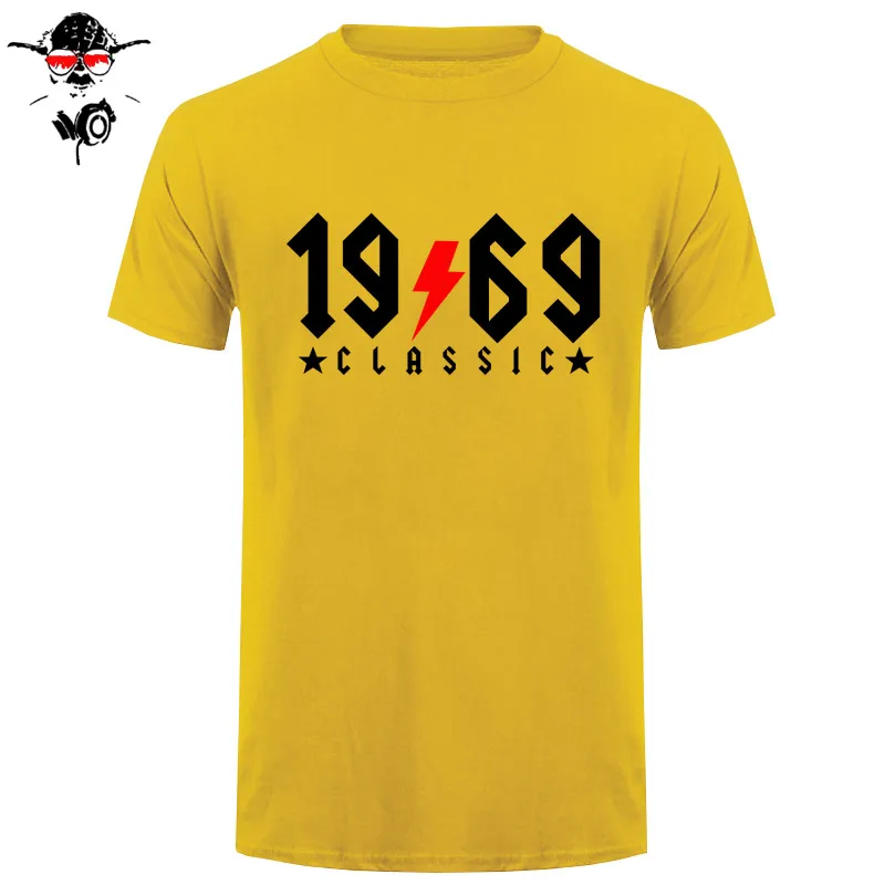 Винтажные 1969 классические дизайнерские футболки для 50 лет, мужские футболки для папы 50nd, 1969 на день рождения, подарок на день отца, ретро-футболка