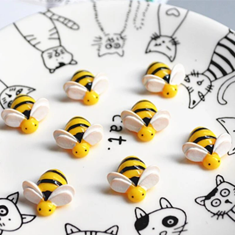 5 шт. мультфильм смолы Bee Свадебные Baby Shower вечерние украшения для детей на день