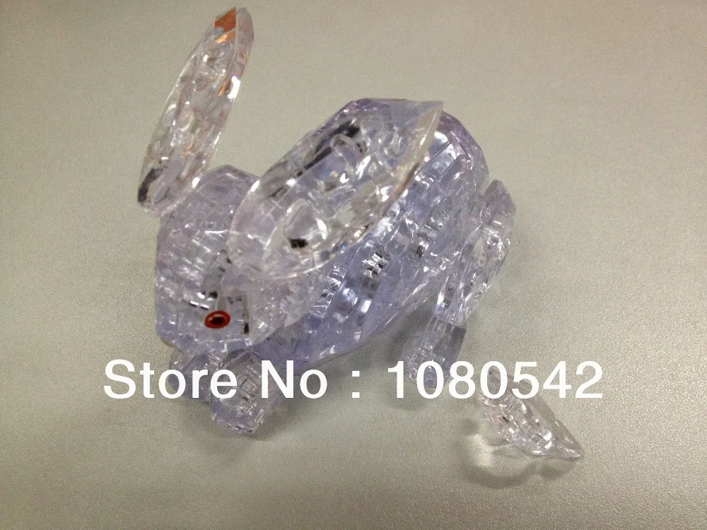 Кристалл DIY кролик 3D головоломка забавные горячие игрушки для девочек | Игрушки и