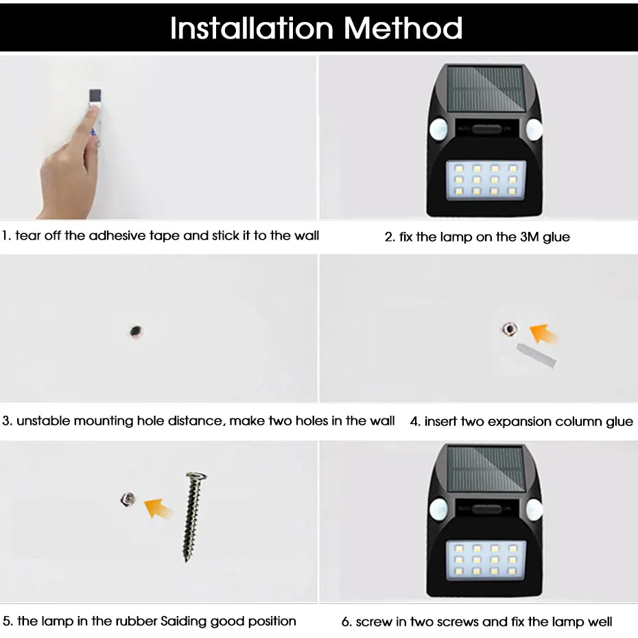 

12 LED PIR RGB
