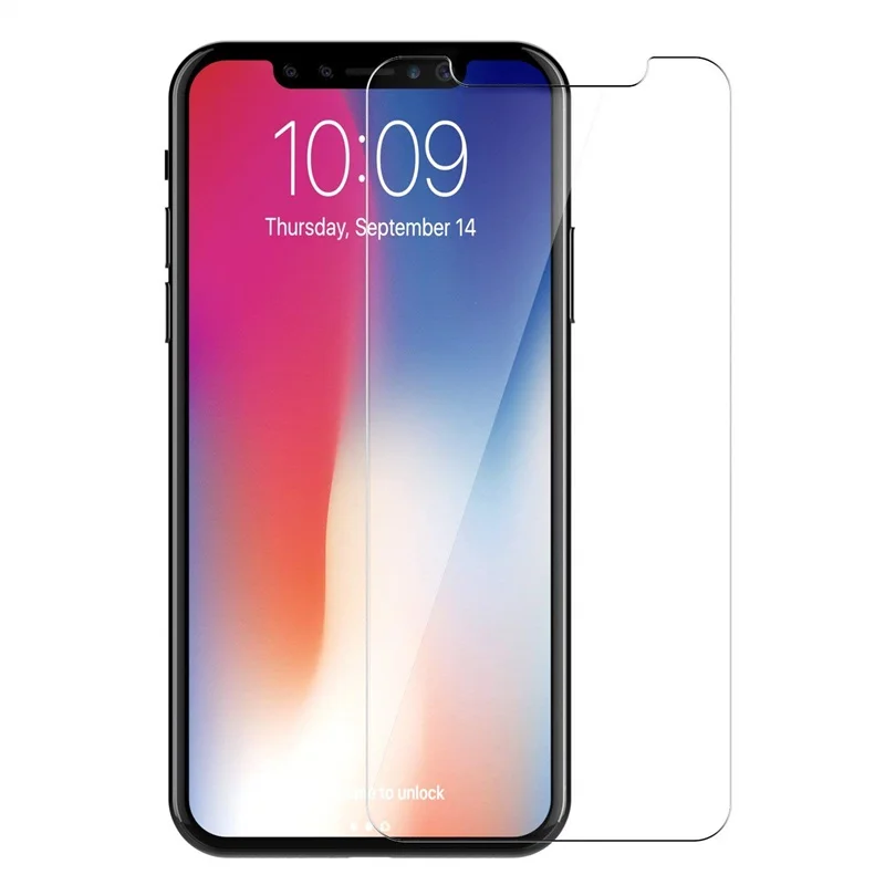 

Ультратонкое закаленное стекло для iPhone XS, Max, XR, X, 7, 8, 6S, 6 Plus, 5 ярдов, 4 Ярда, 9H, противовзрывная защита экрана, защитная пленка
