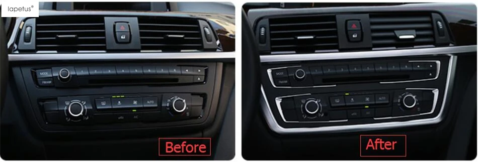 Аксессуары для Lapetus BMW 3 серии F30 316i 320i 328i 2013 2017 AC кондиционер CD панель наклейки