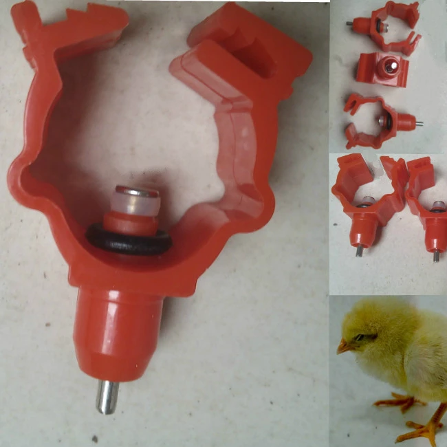 100 Фотолюминесцентная соска для цыплят поилка утки курицы Поливочные чашки