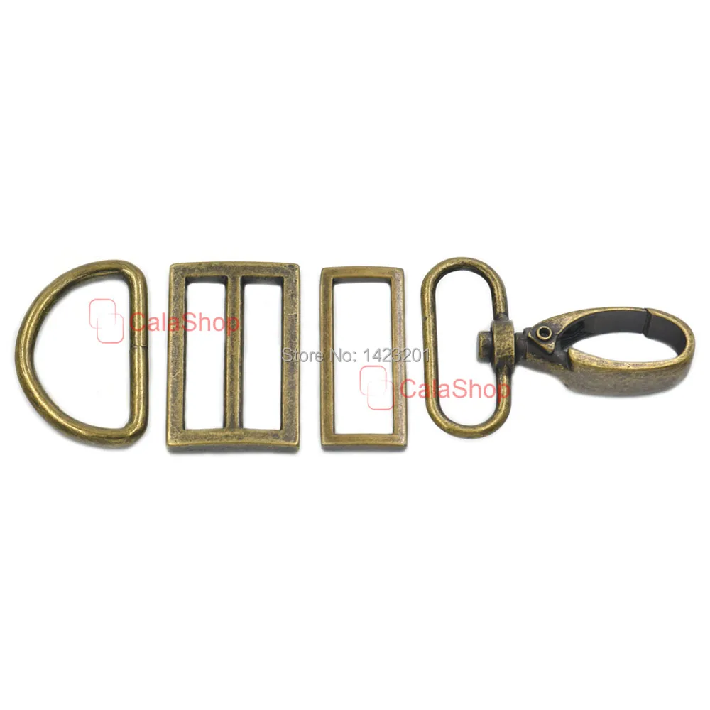 2 компл./лот металлический поворотный зажим крючок пряжки прямоугольный кольцо Dee