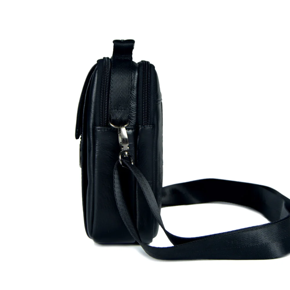 Золото Коралл натуральной кожи мужской небольшой Курьерские сумки для мужчин