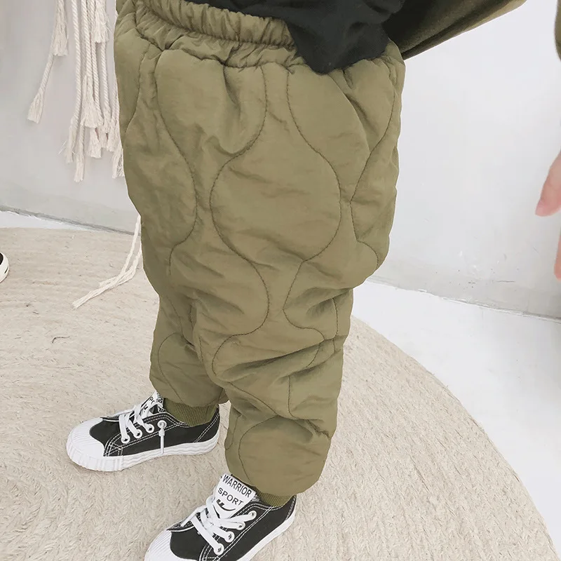 2018 Зима Новое поступление корейский стиль хлопок чистый цвет утолщенные теплые