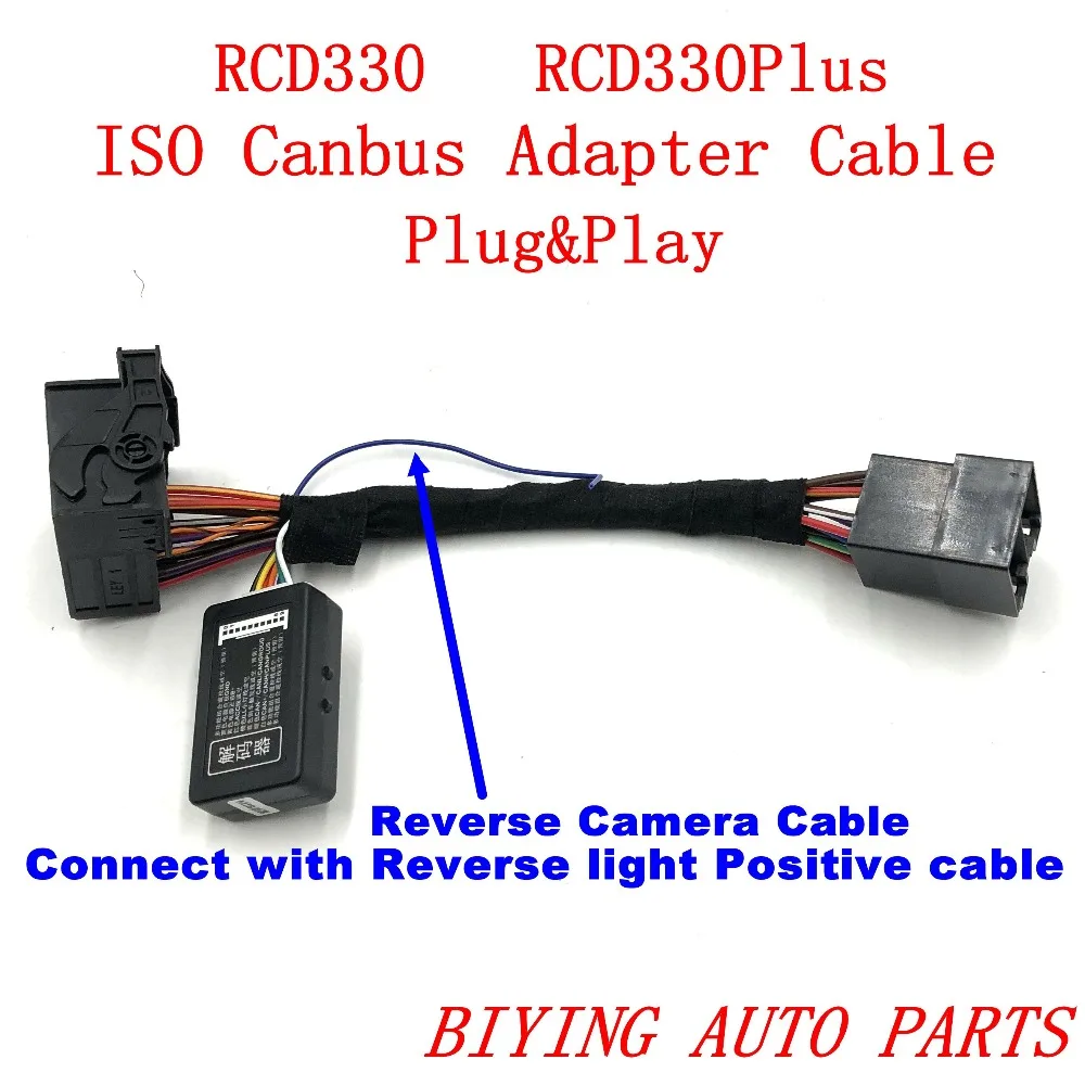 Кабель адаптер RCD330 Plus MIB RCD330G для VW Golf Jetta 5 6 MK5 MK6 Passat B6 Polo|Кабели адаптеры и разъемы|