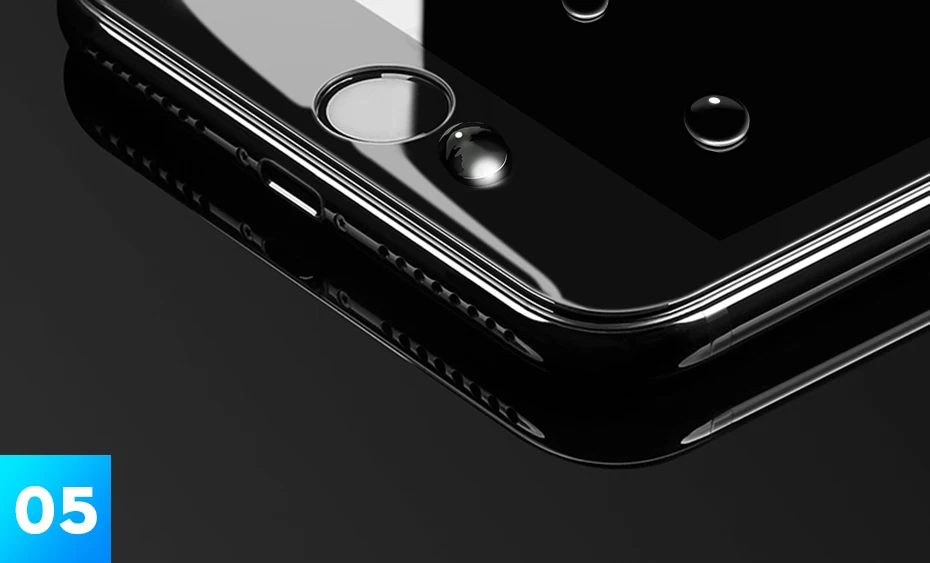 CHYI 5D изогнутое стекло для iphone 7 6 6 S Защита экрана олеофобное покрытие 9H закаленное стекло для iphone 8 полный клей