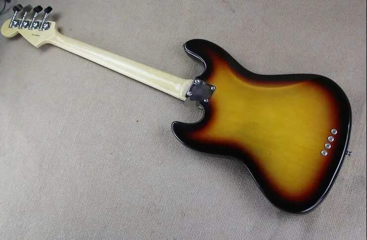 Высококачественная sunburst электрическая бас гитара 4 струны джазовая гитара|electric