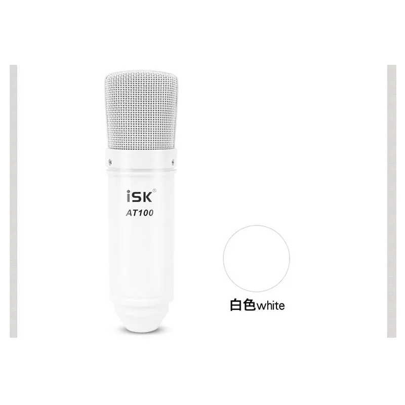 Новый ISK AT100 конденсаторный микрофон для компьютера записи студийной