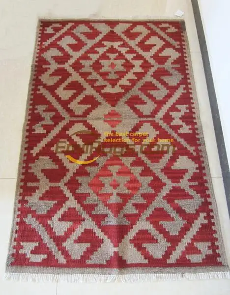 Американский кантри kilim чистый шерстяной коврик ручной работы одеяло для кровати