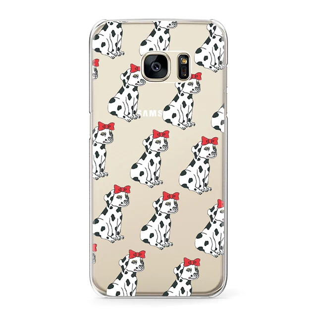 Чехол для телефона с изображением фламинго макаруна собаки для samsung Galaxy S8 S9 S3 S4 S5 mini S6 S7 Edge Plus Coque Note 3 4 5 G530