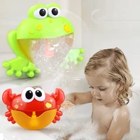 bubble crabs baby bath toy funny automatic bath bubble maker pool swimming bathtub soap machine music toys for children kids