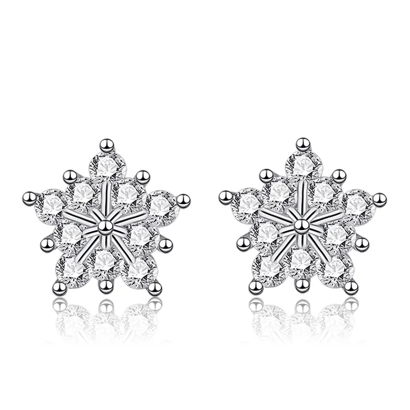 Серьги в японском и корейском стиле с серебряной иглой элегантный темперамент
