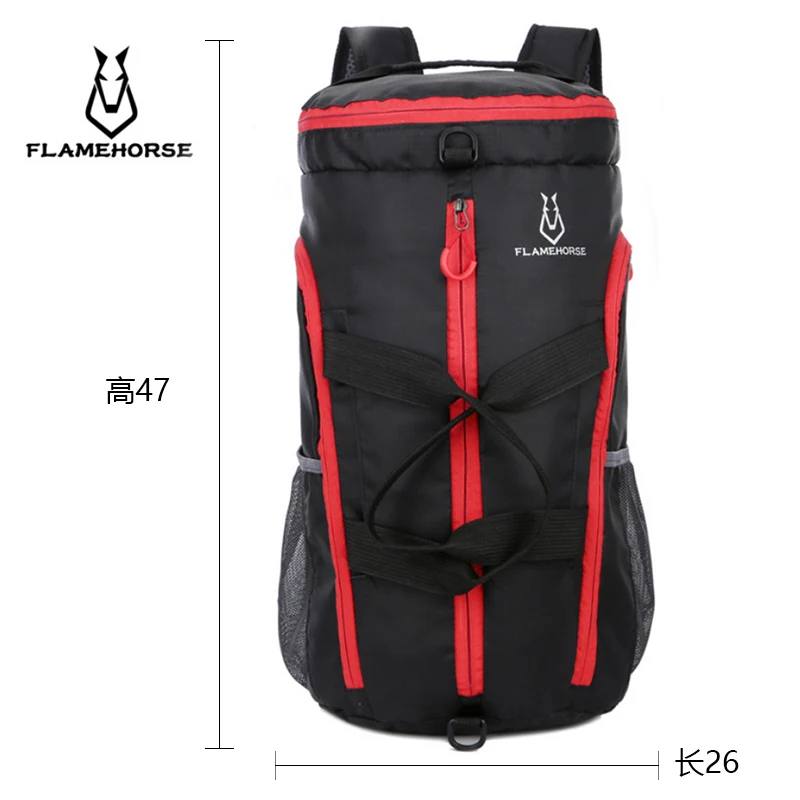 Мужская Дорожная сумка-мешок FLAMEHORSE многофункциональный рюкзак военные холщовые