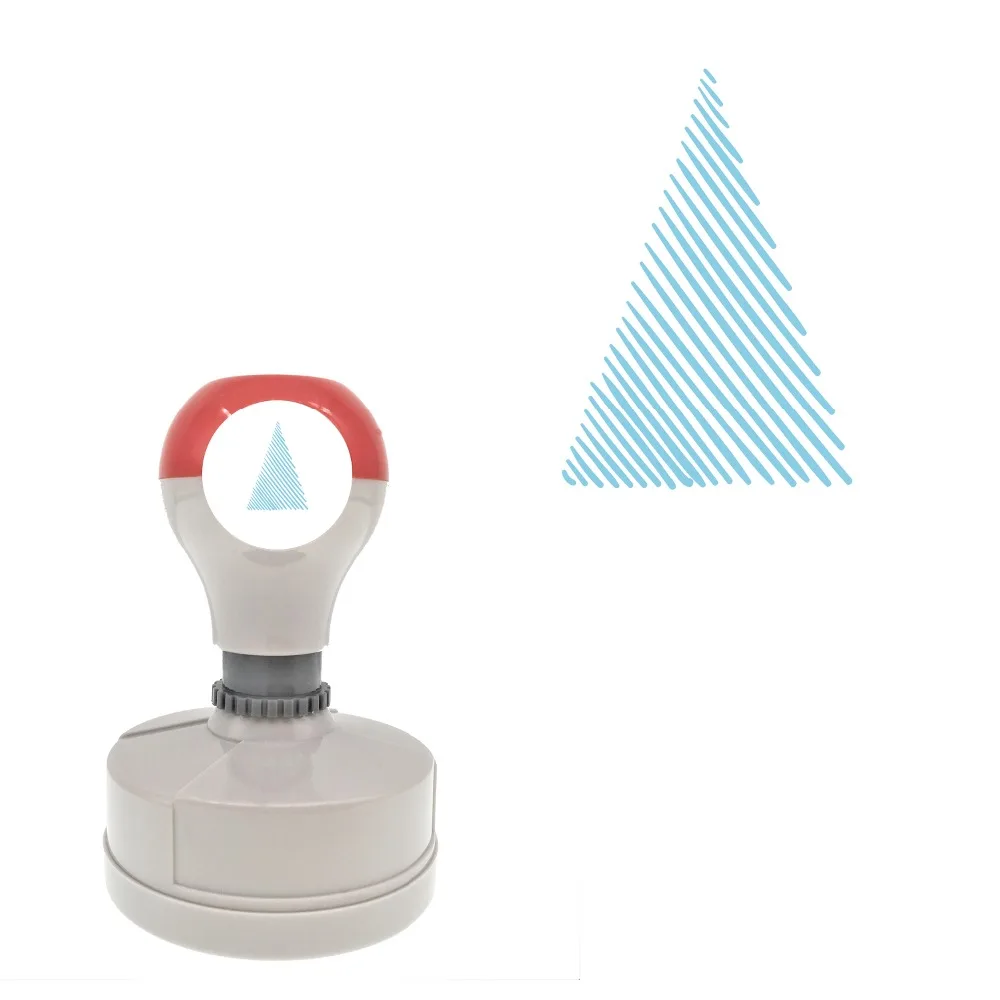 BBloop праздник штампы Рождественская елка Parallel Lines Стандартный круглый Форма