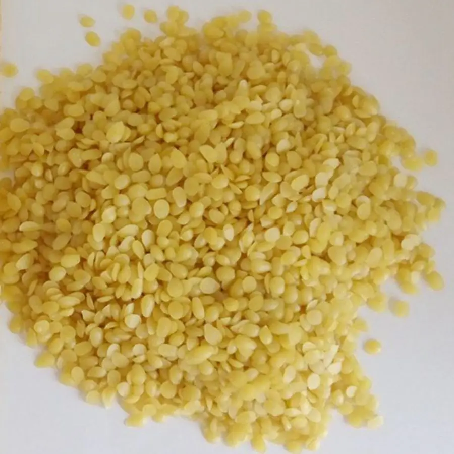 

Grade B natural pure yellow beeswax pellet 100g/bag