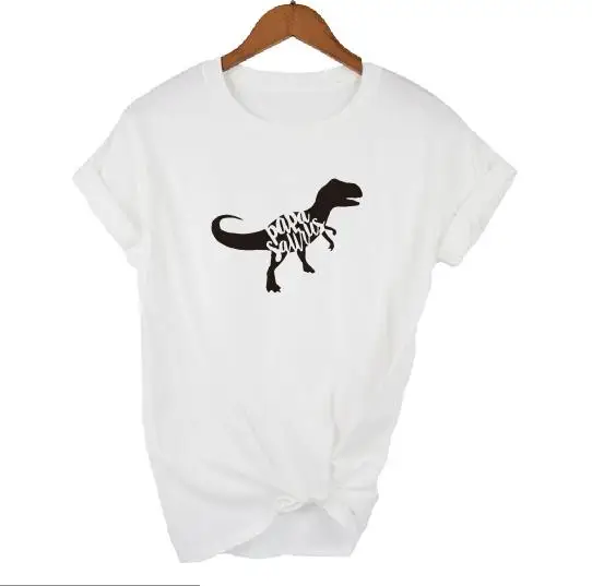 Футболка для мамы, папы и ребенка с рисунком Падди, Saurus, Mamasaurus, Papasaurus, Babysaurus, футболка, семейный топ с динозавром, детский душ