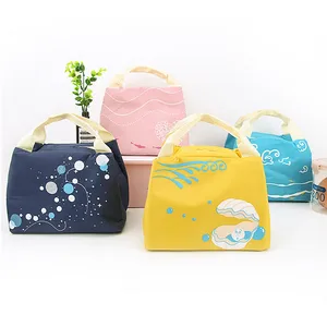 Подводный мир водонепроницаемая ткань Оксфорд Термоизолированный Ланч-бокс сумка-холодильник сумка бенто контейнер для хранения ланча 10Aug13