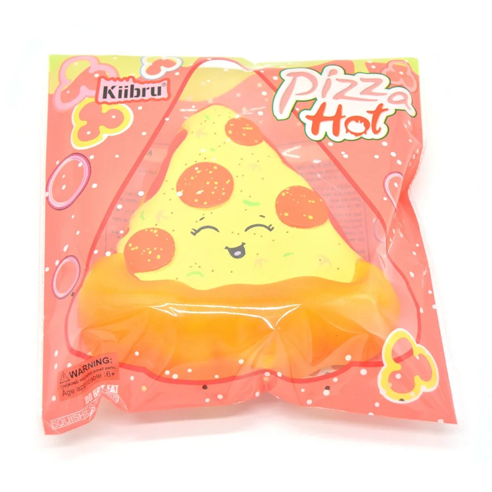 1 шт. Kiibru мягкими пиццы вкусные замедлить рост Jumbo хлеб Kawaii Мультфильм Дети подарок ручной Подушка оригинальной упаковке игрушки
