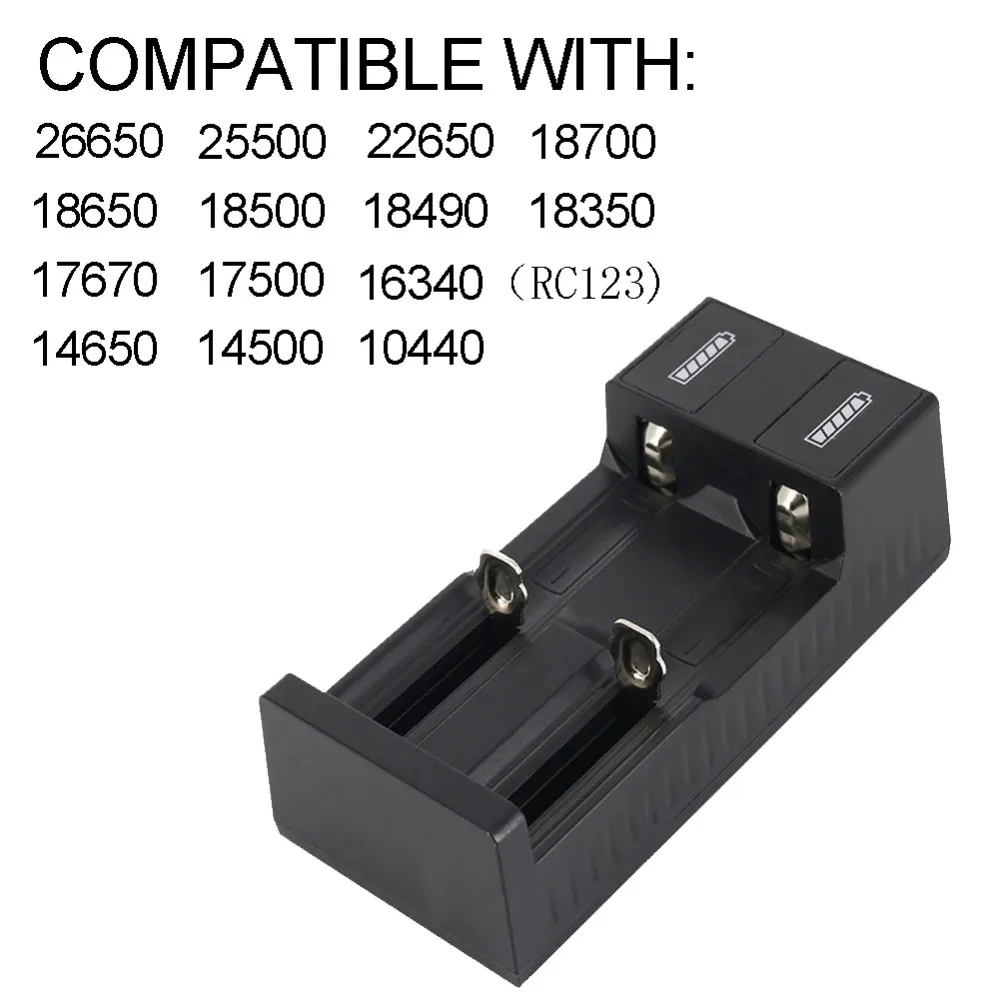 Универсальное умное зарядное устройство для аккумуляторов li ion 18650 26650