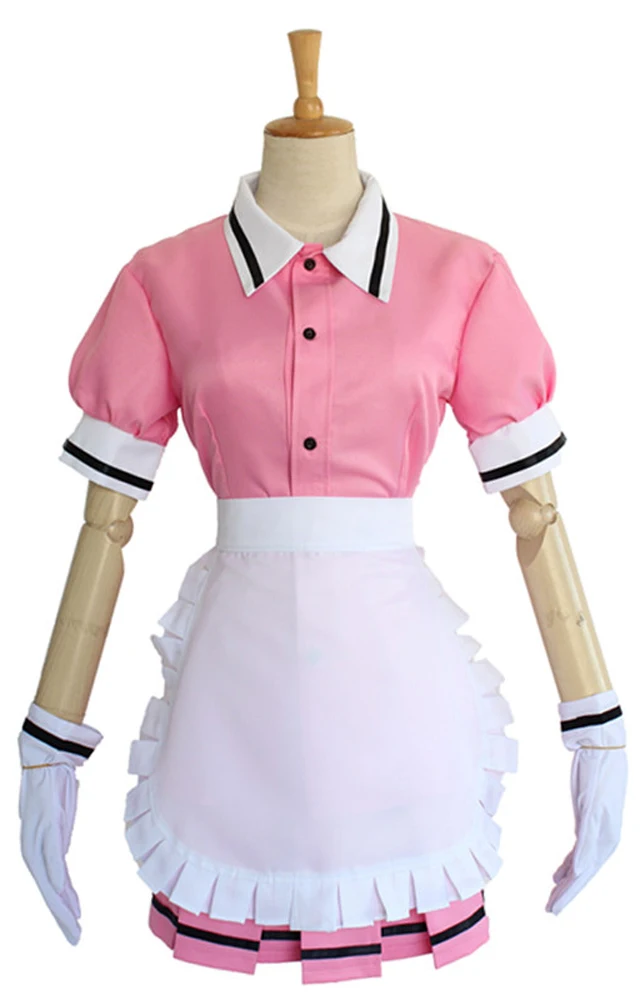 Платье горничной смеси S Cosplay Sakuranomiya Maika |
