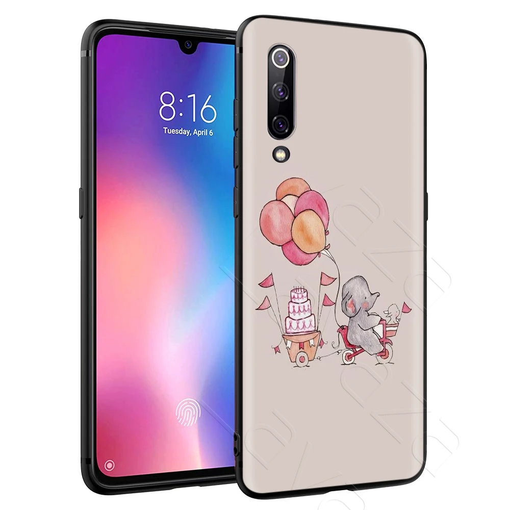 Милый чехол С Рисунком Слона кролика для Xiaomi Redmi Note 8 9 S K30 Pro MAX 3 6 SE A1 A2 A3 10 Lite Plus 8A F1 |